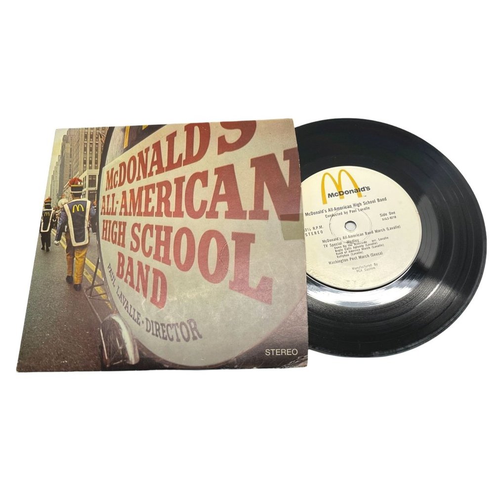 McDonald's All American High School Marching Band 45 Record Paul Lavalle VG+